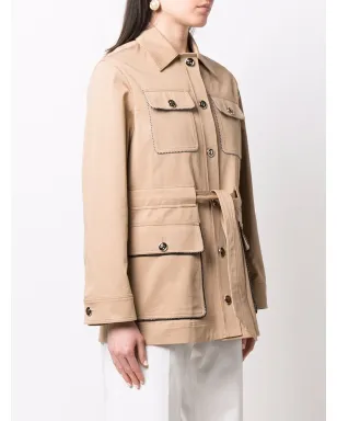 Ferragamo ポケットディテール ベルト付きジャケット - サムネイル3