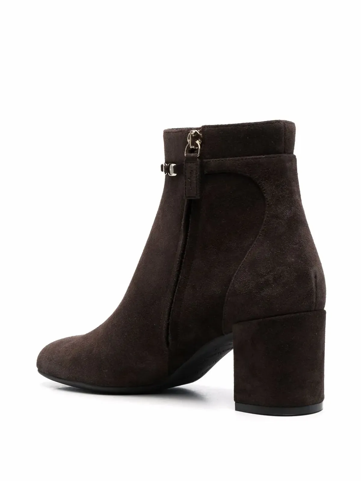 Ferragamo Ghila スエード アンクルブーツ - ブラウン - 画像3