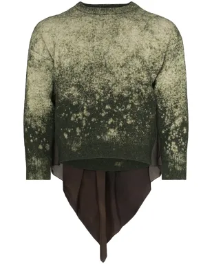 Maison Margiela スカーフディテールのブリーチドジャンパー - サムネイル1