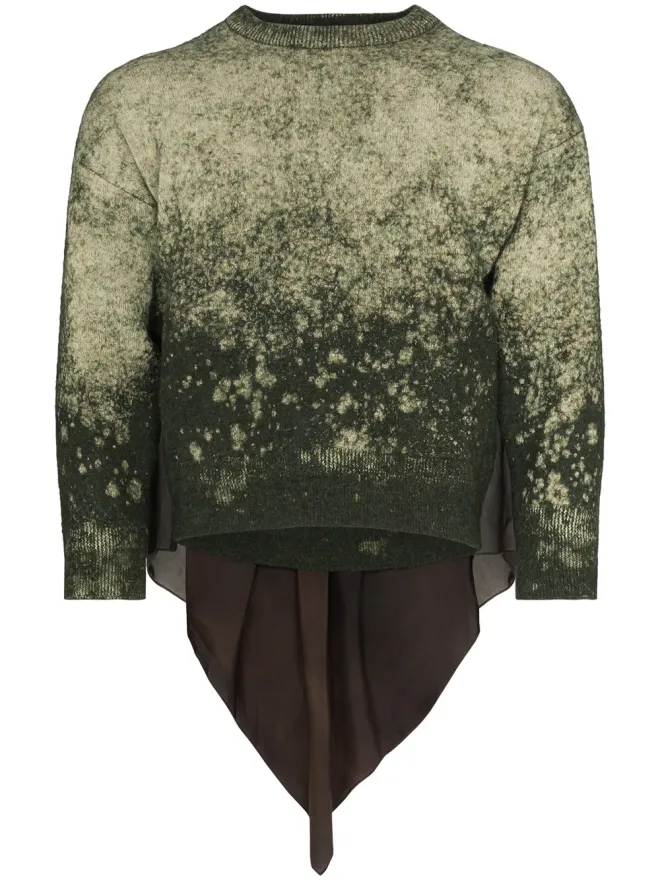 Maison Margiela Maison Margiela スカーフディテールのブリーチドジャンパーの商品画像