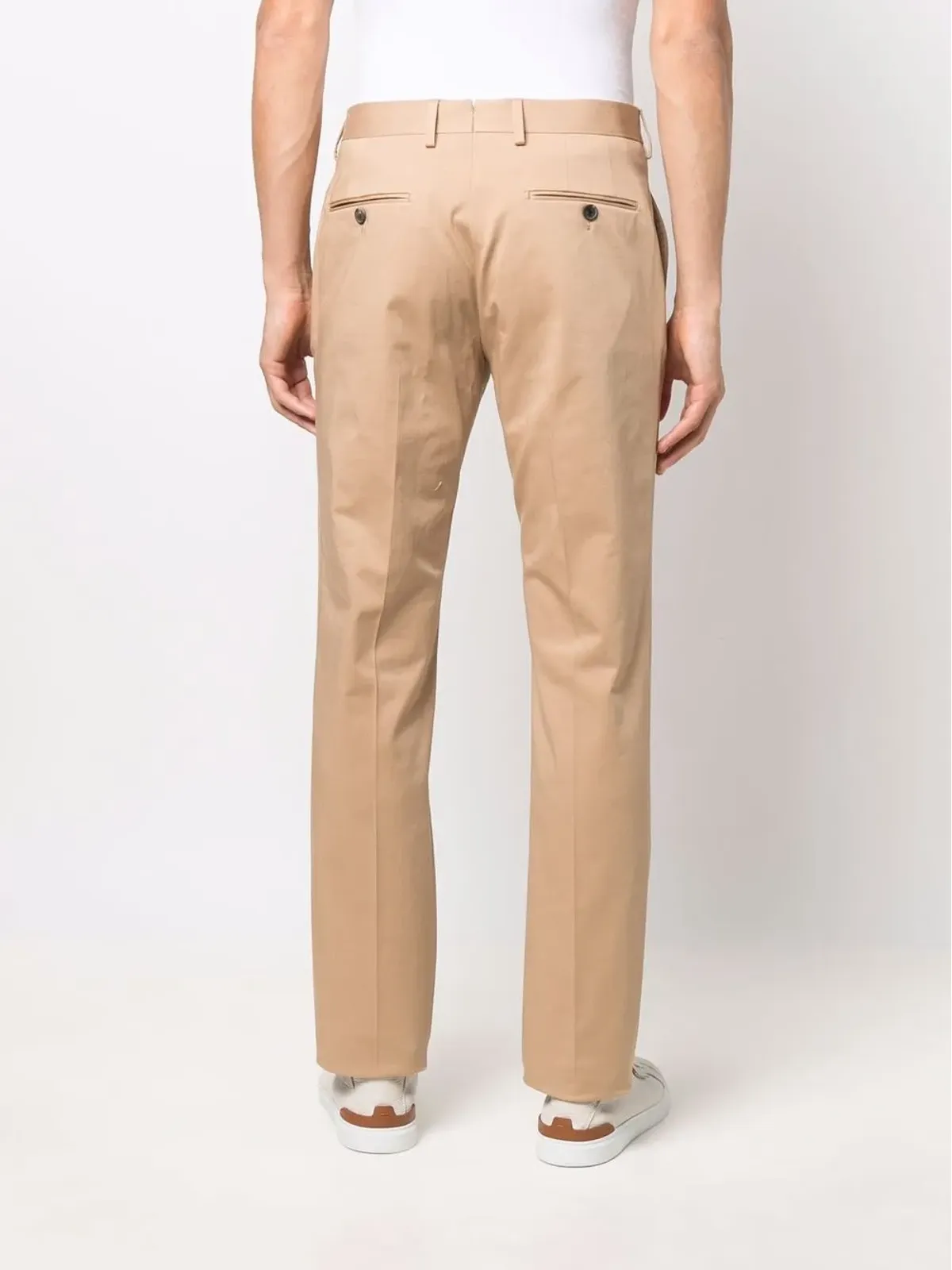 Ferragamo コットンギャバーディン ストレートレッグパンツ - 画像4
