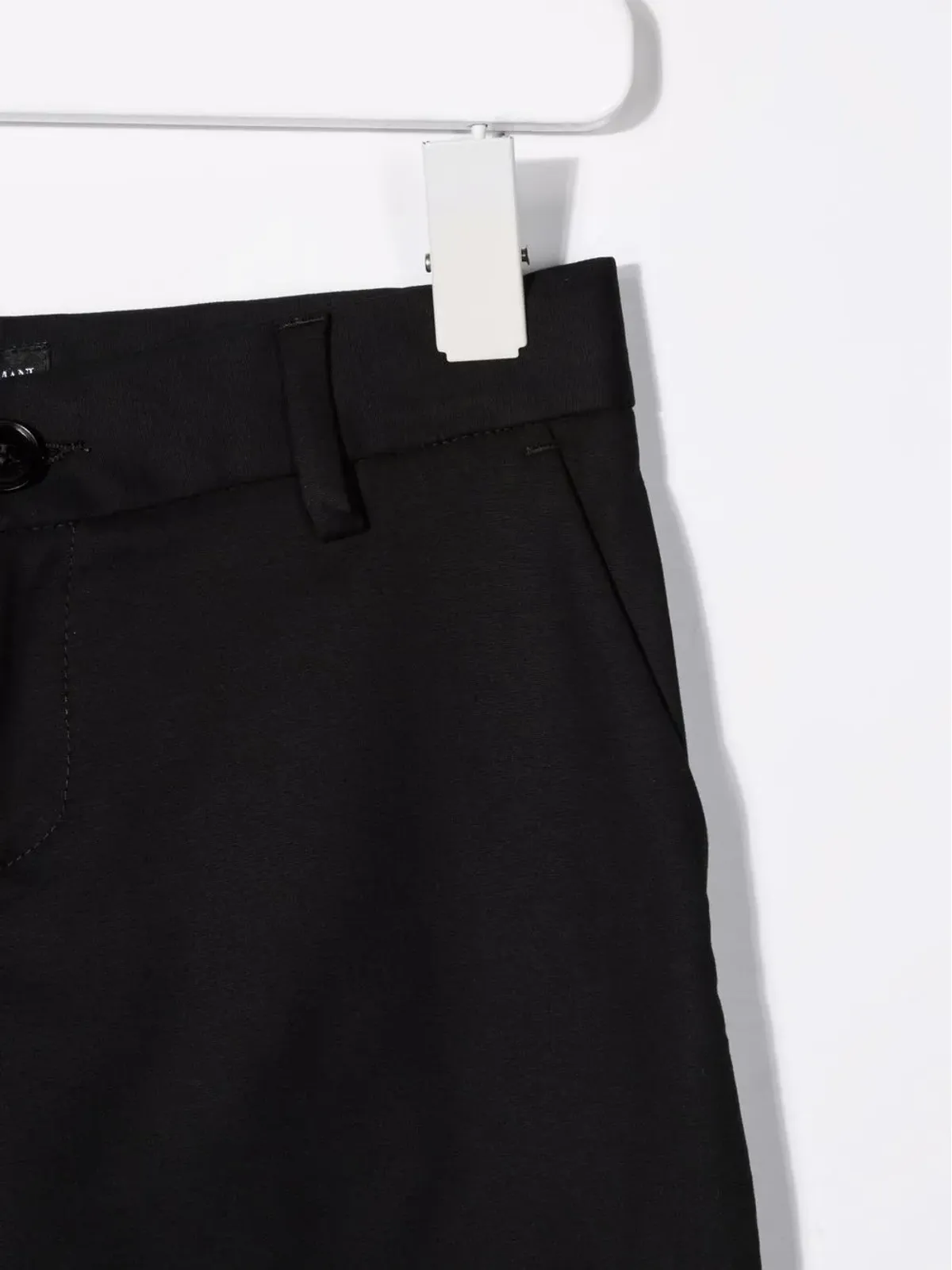 Emporio Armani Kids straight leg trousers - Black - 画像3
