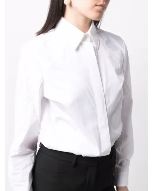 Ferragamo 長袖コットンシャツ - White - サムネイル5