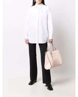 Ferragamo 長袖コットンシャツ - White - サムネイル2