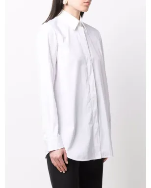 Ferragamo 長袖コットンシャツ - White - サムネイル3