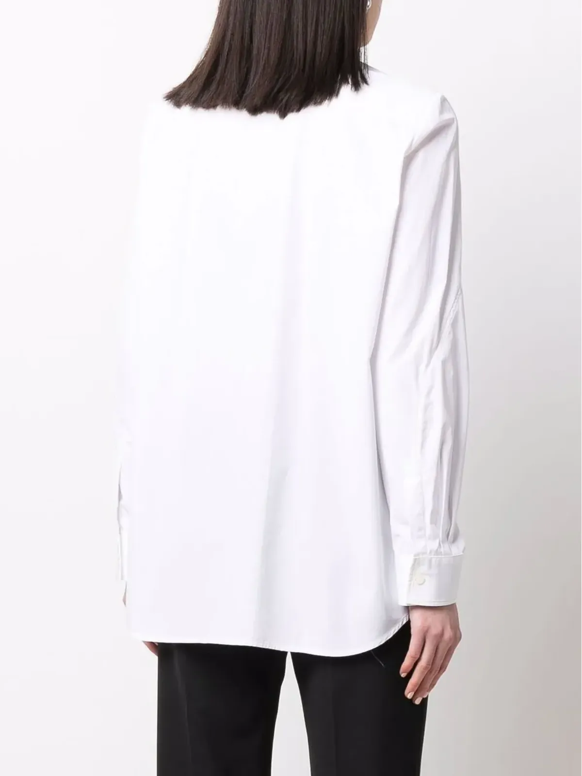 Ferragamo 長袖コットンシャツ - White - 画像4