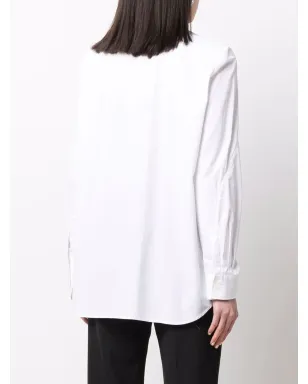 Ferragamo 長袖コットンシャツ - White - サムネイル4