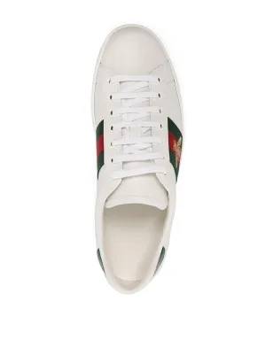 Gucci ウェブストライプ トリム レースアップ スニーカー - サムネイル4