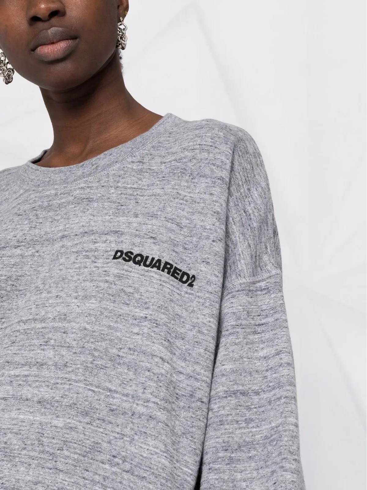 DSQUARED2 ロゴプリントセータードレス - 画像3