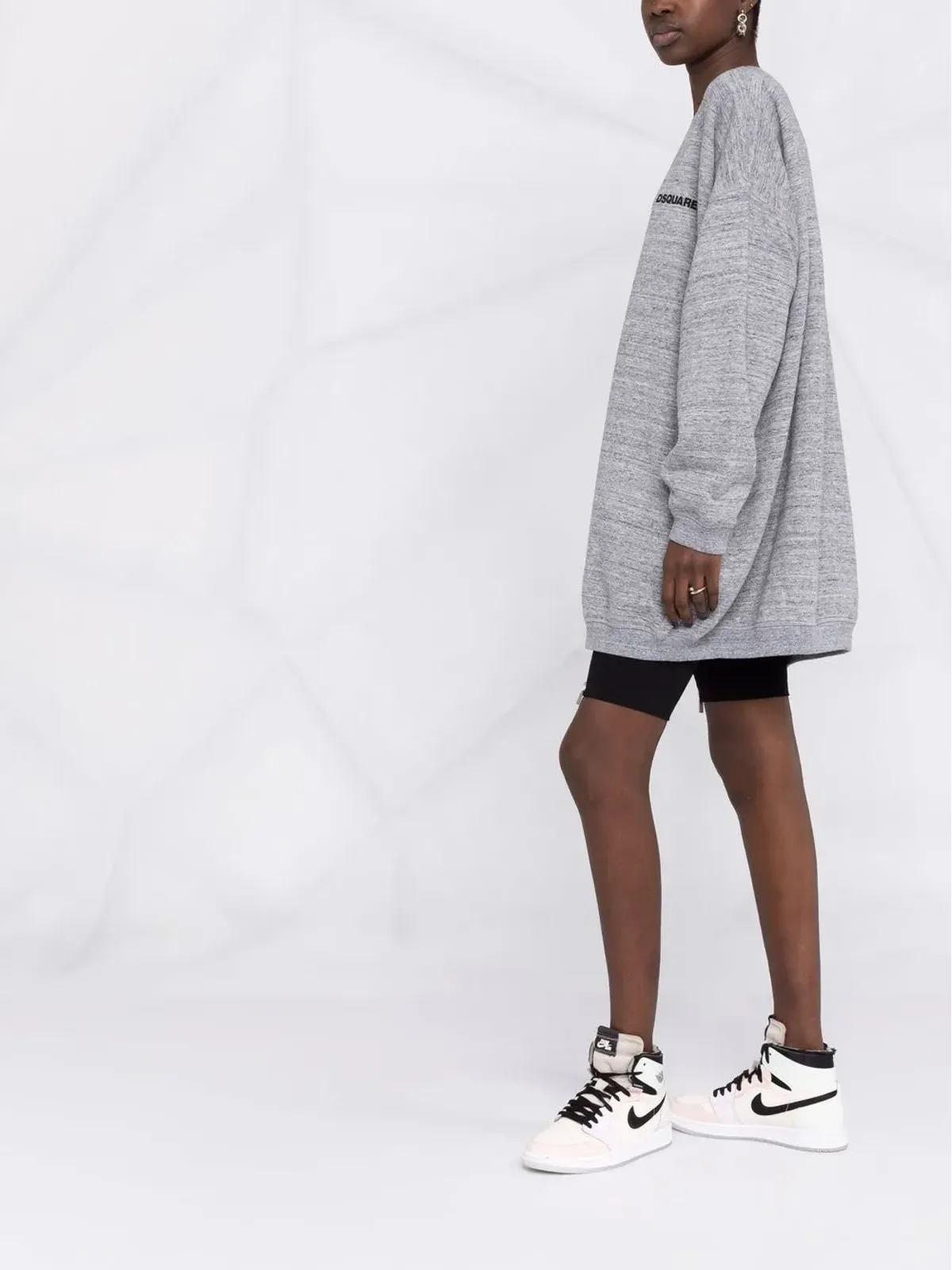 DSQUARED2 ロゴプリントセータードレス - 画像4