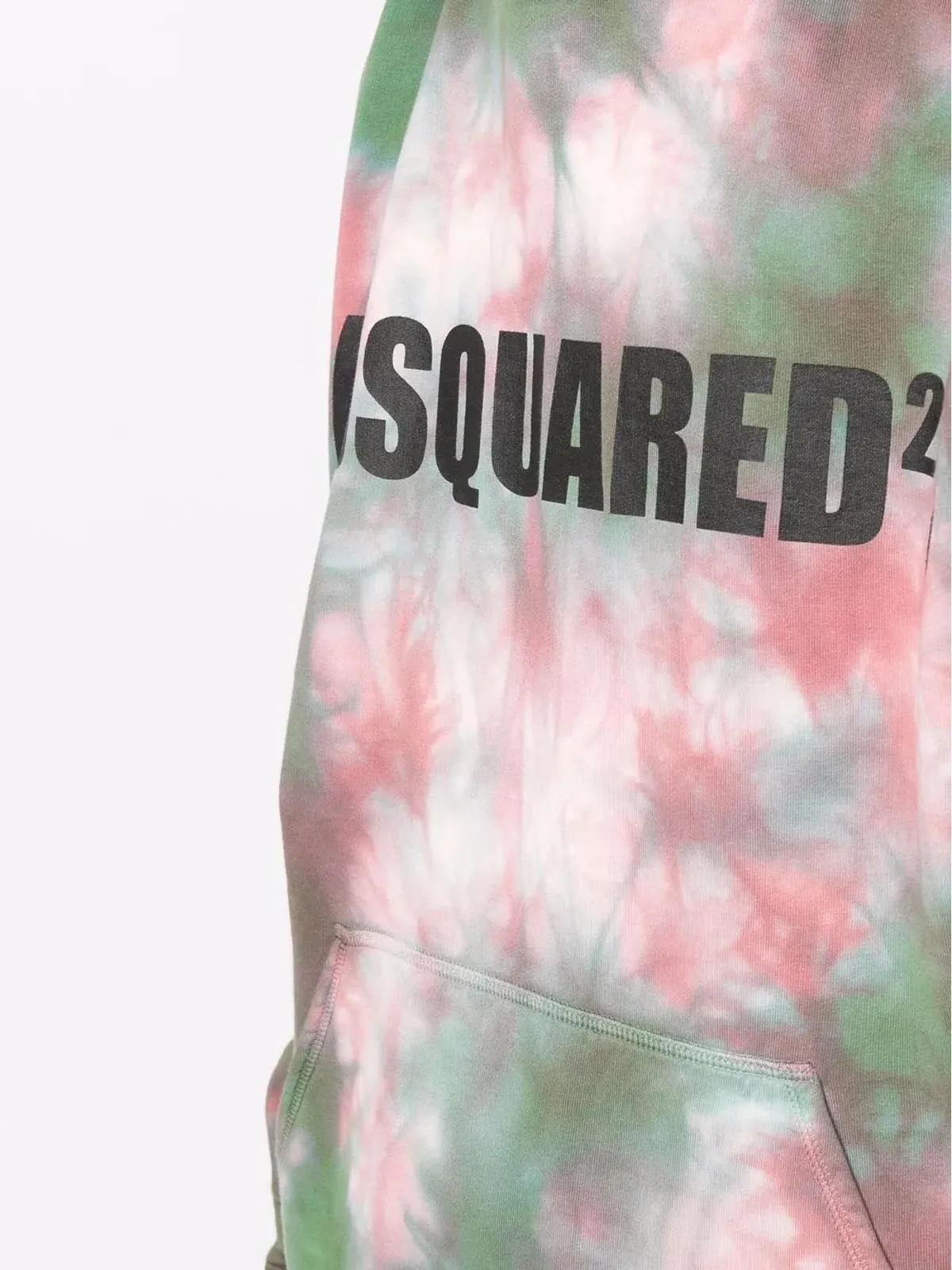 DSQUARED2 タイダイ柄 ロゴプリント パーカー - Green - 画像5