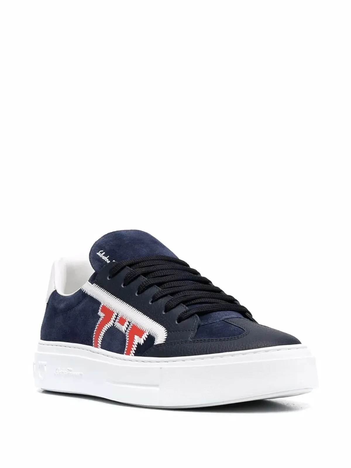 Ferragamo Borg 5 ロー・トップスニーカー - ブルー - 画像2
