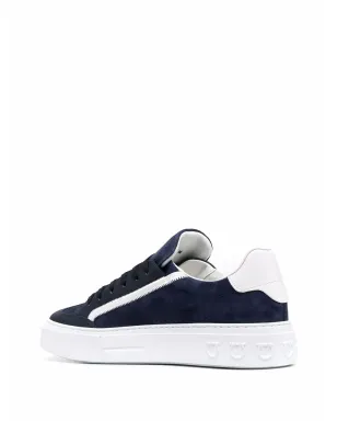 Ferragamo Borg 5 ロー・トップスニーカー - ブルー - サムネイル3