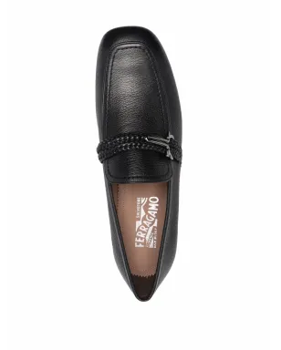 Ferragamo Missouri レザー ローファー - ブラック - サムネイル4