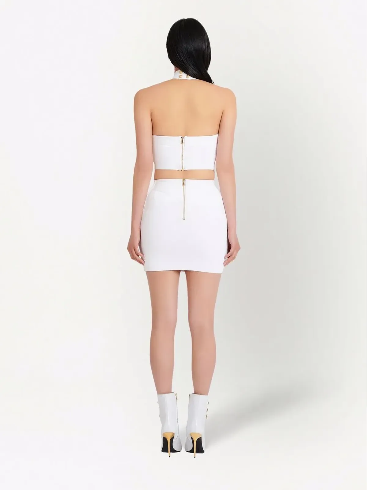 Balmain 高腰パネルドミニスカート - 画像4