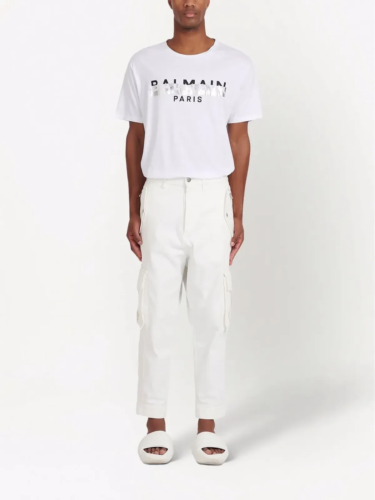 Balmain テーパードカーゴジーンズ - 画像3