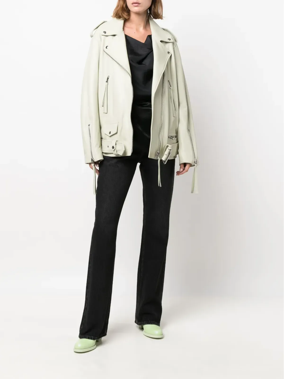 Honey Fucking Dijon x Acne Studios ボクシー バイカージャケット - 画像2