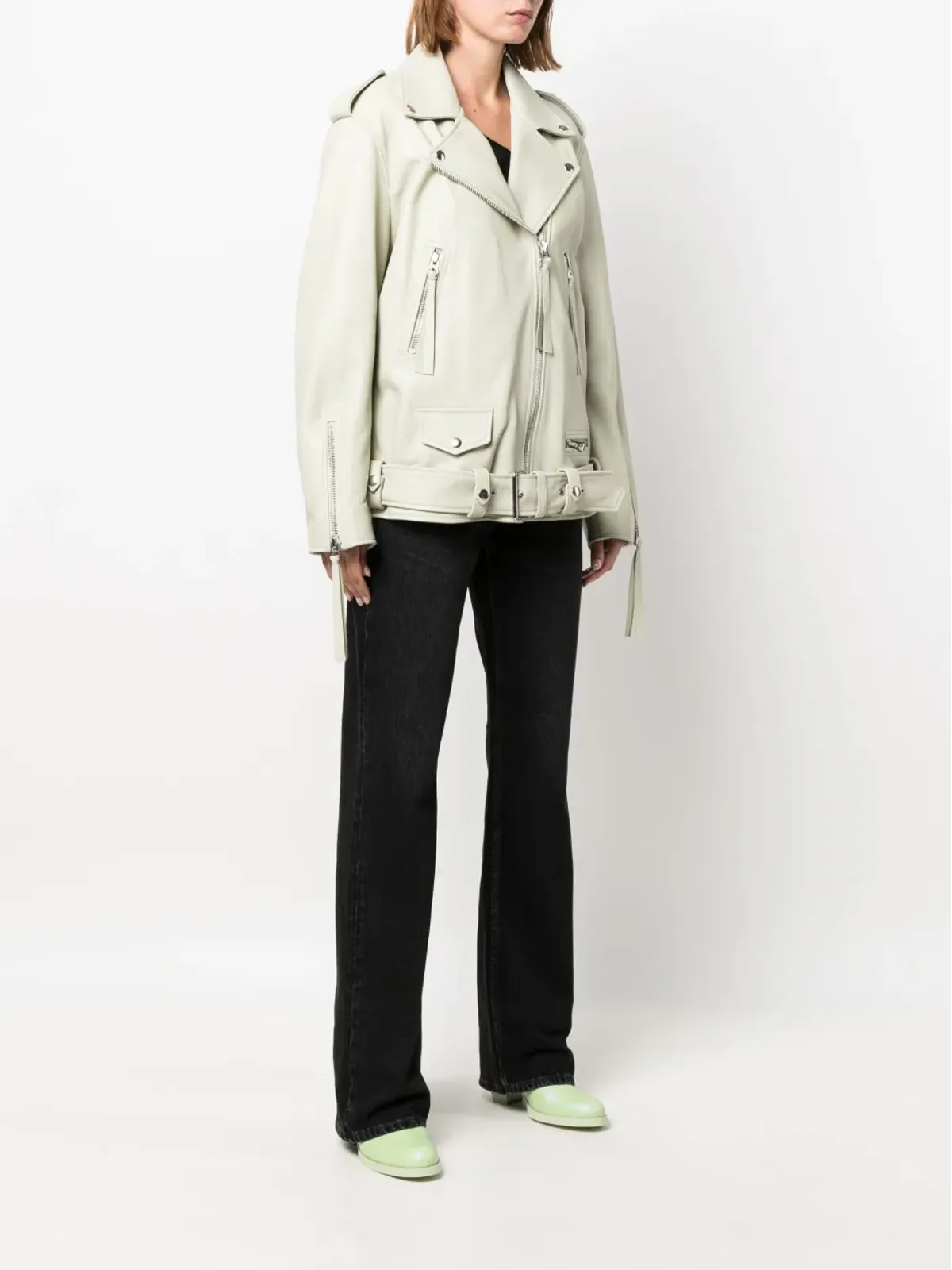 Honey Fucking Dijon x Acne Studios ボクシー バイカージャケット - 画像3