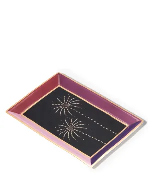 Suzanne Kalan 磁器ジュエリートレイ - Purple - サムネイル1