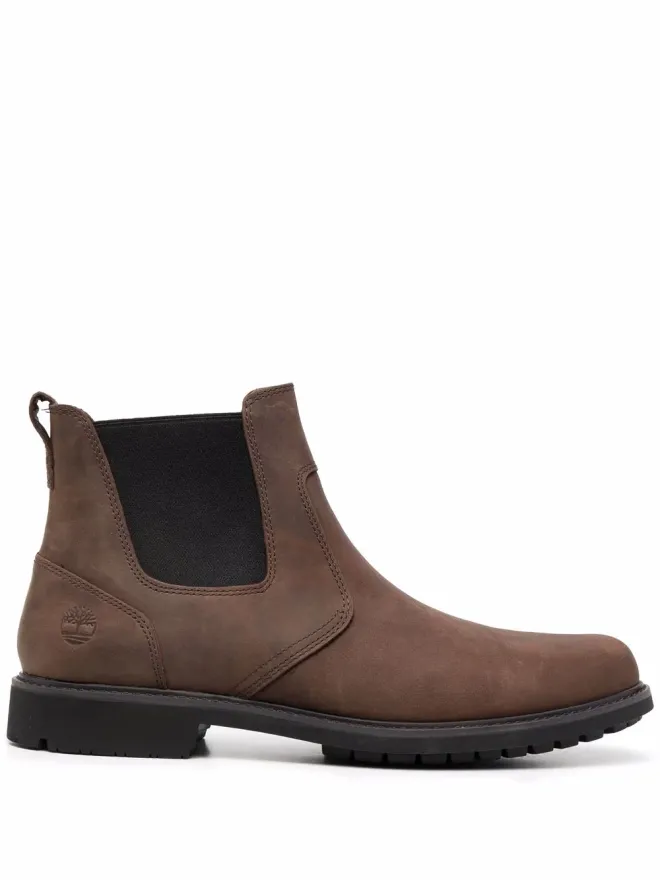 Timberland Timberland ロゴエボスド スエード チェルシーブーツ - ブラウンの商品画像