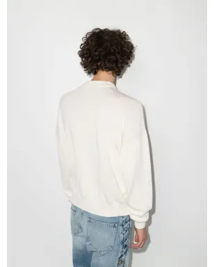 GmbH インターシャロゴ クルーネック ジャンパー - サムネイル3