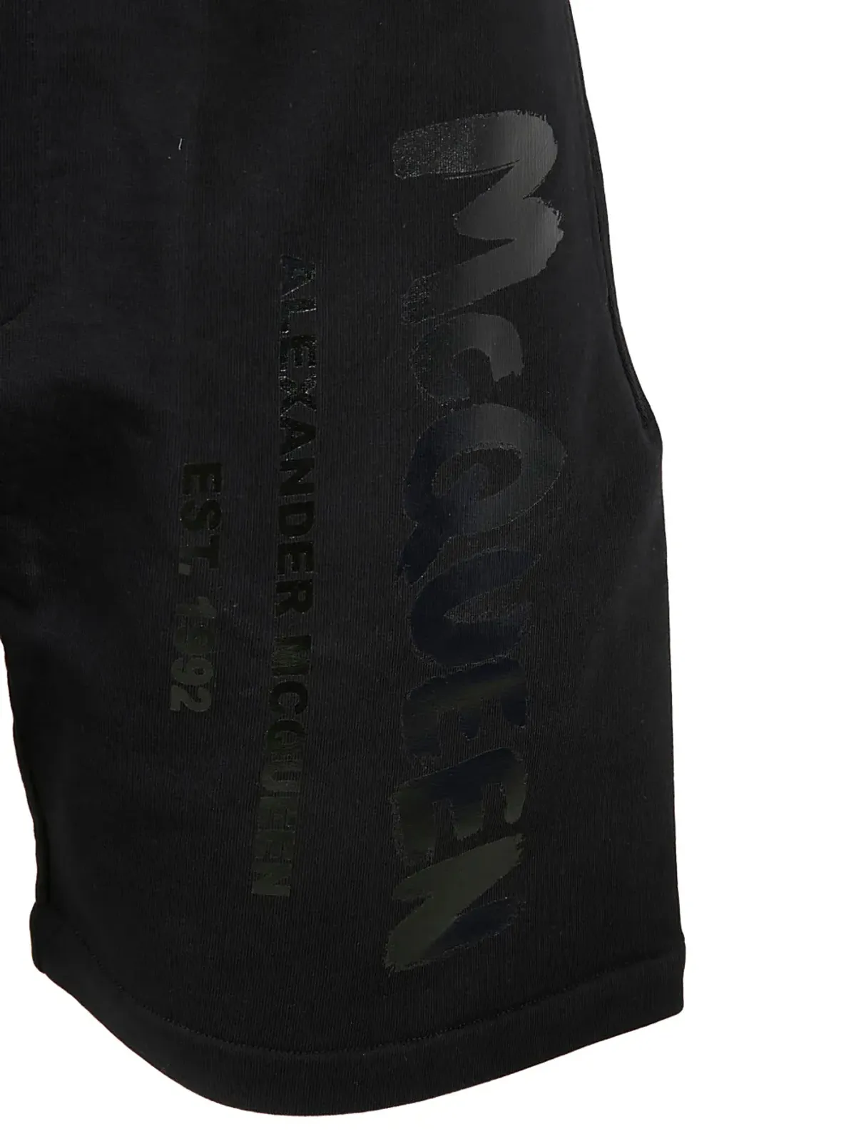 Alexander McQueen ロゴプリント トラックショーツ - 画像3