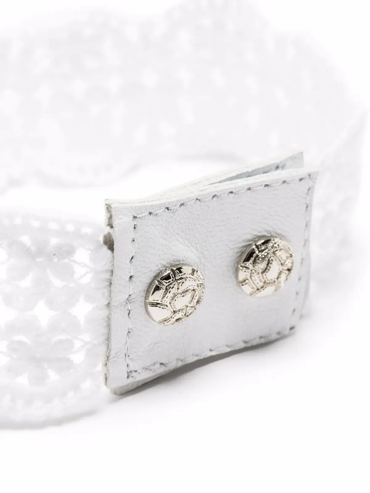 Manokhi Katherine lace choker necklace - White - 画像3