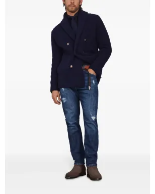 Brunello Cucinelli デニムパンツ（ストレートジーンズ・ダメージ加工） - サムネイル2