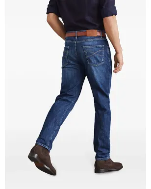 Brunello Cucinelli デニムパンツ（ストレートジーンズ・ダメージ加工） - サムネイル4