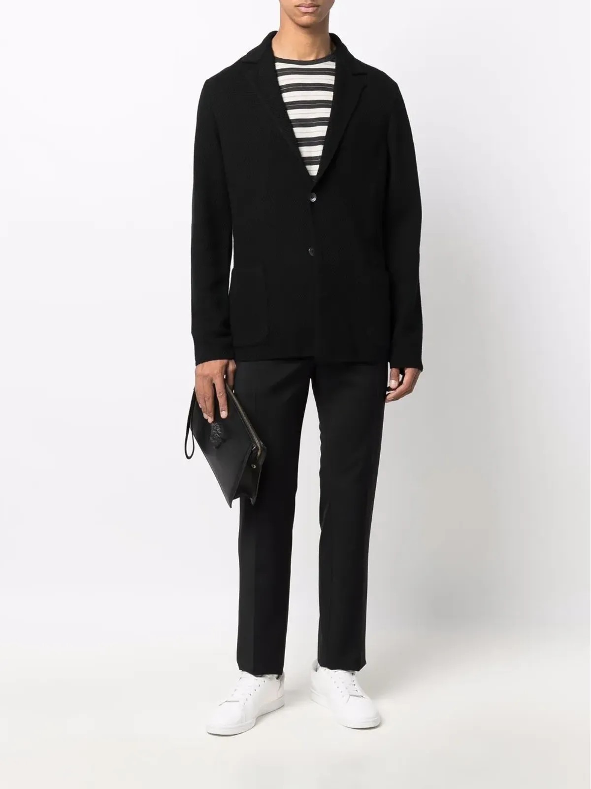 Ferragamo ミッドライズ テーラードパンツ - ブラック - 画像2