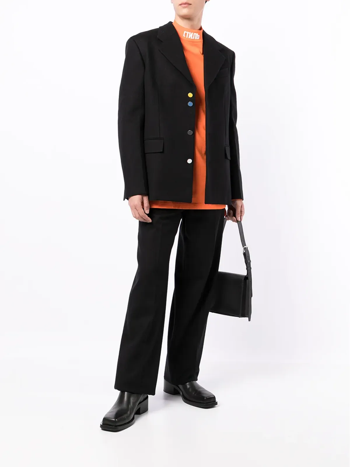 Off-White ミッドライズ テーラードパンツ - 画像2