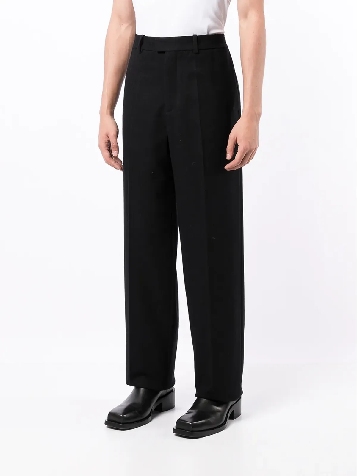 Off-White ミッドライズ テーラードパンツ - 画像3