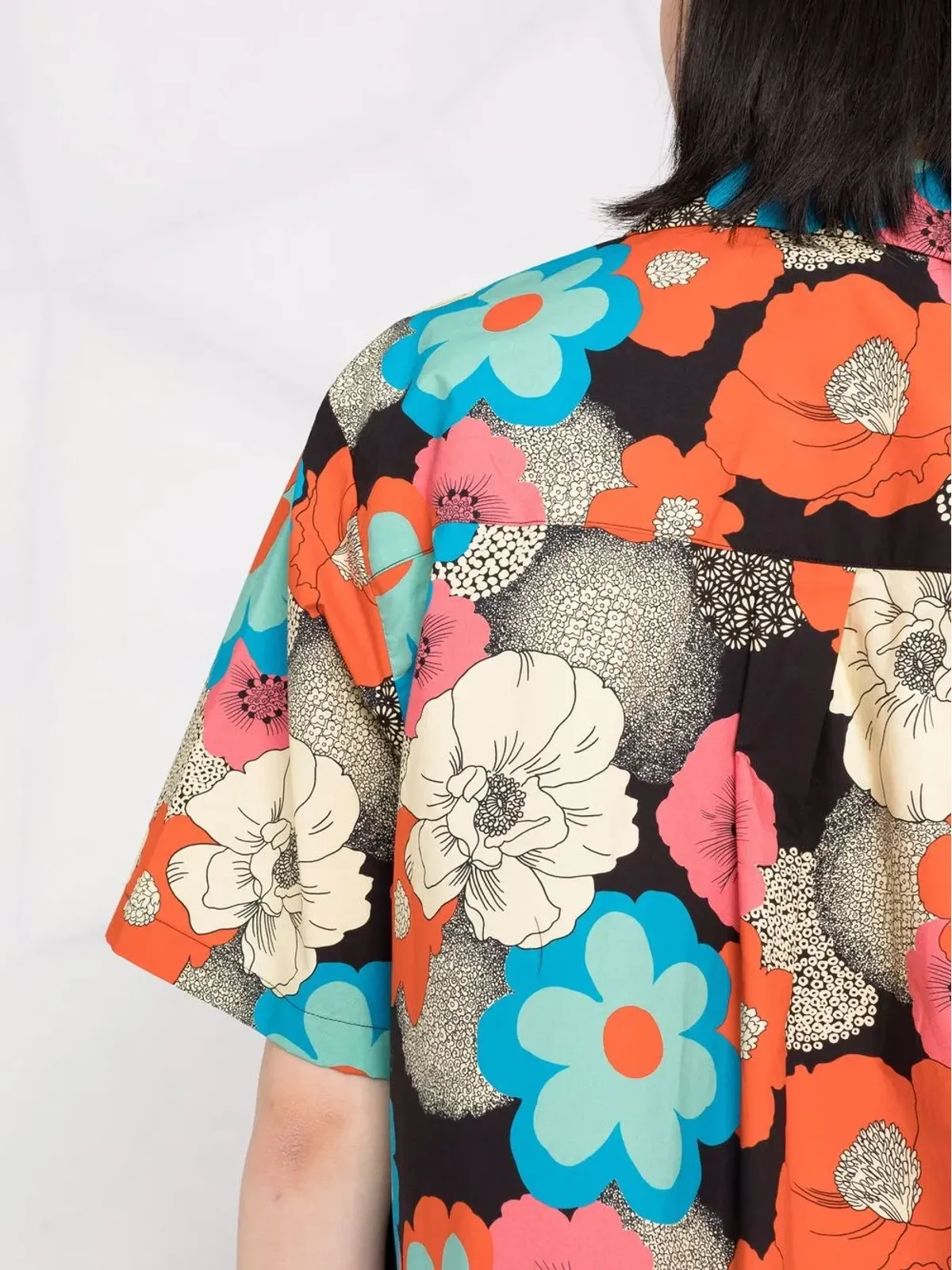 La DoubleJ ボウリング花柄シャツドレス - 画像3