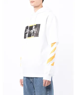 Off-White グラフィックプリント レイヤードフーディ - サムネイル3