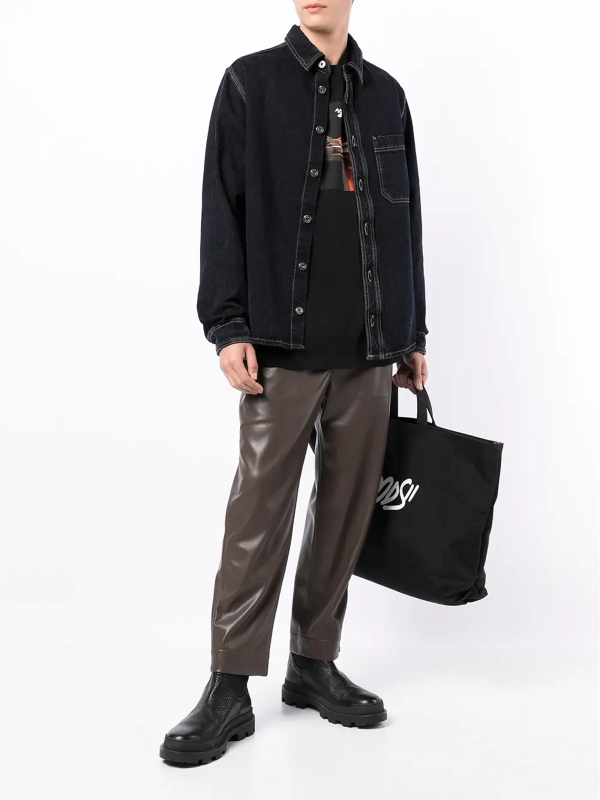 Off-White 長袖デニムシャツ - 画像2