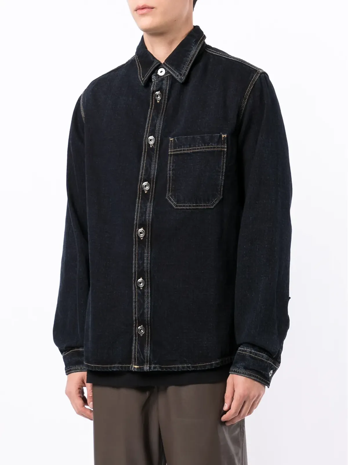Off-White 長袖デニムシャツ - 画像3