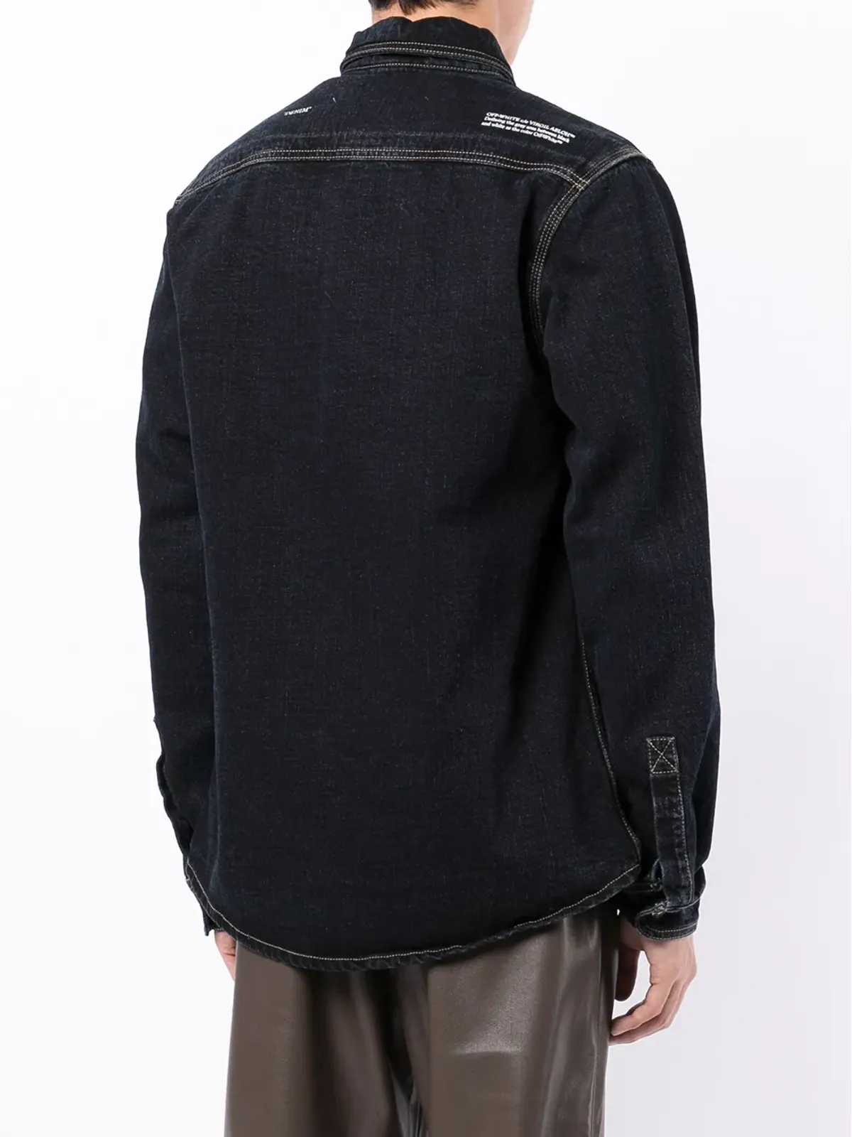 Off-White 長袖デニムシャツ - 画像4