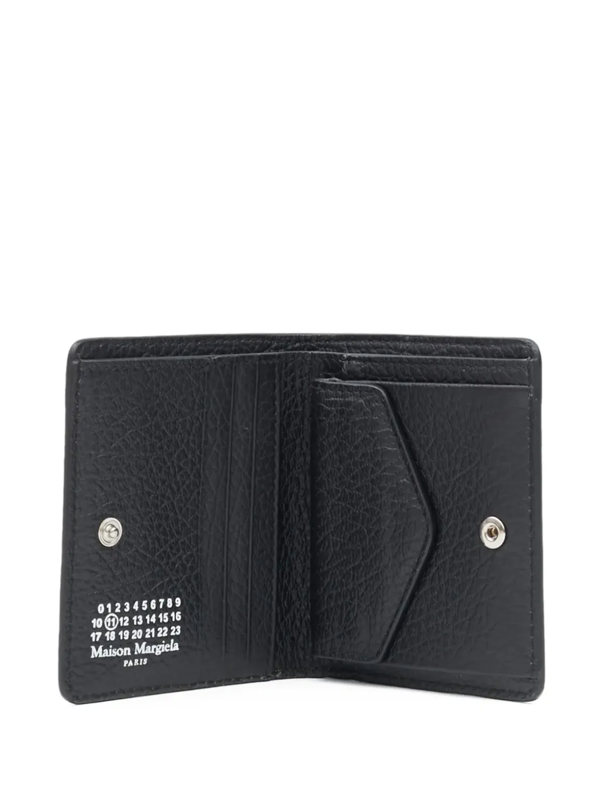Maison Margiela 四本ステッチ レザー 二つ折りウォレット - 画像3
