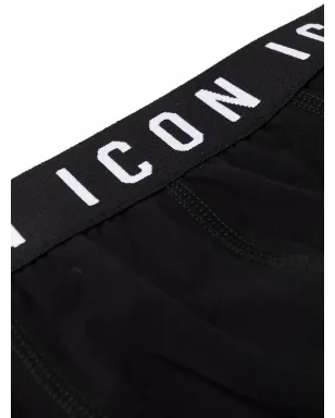 DSQUARED2 アイコンウェストバンド ボクサーショーツ ブラック - サムネイル3