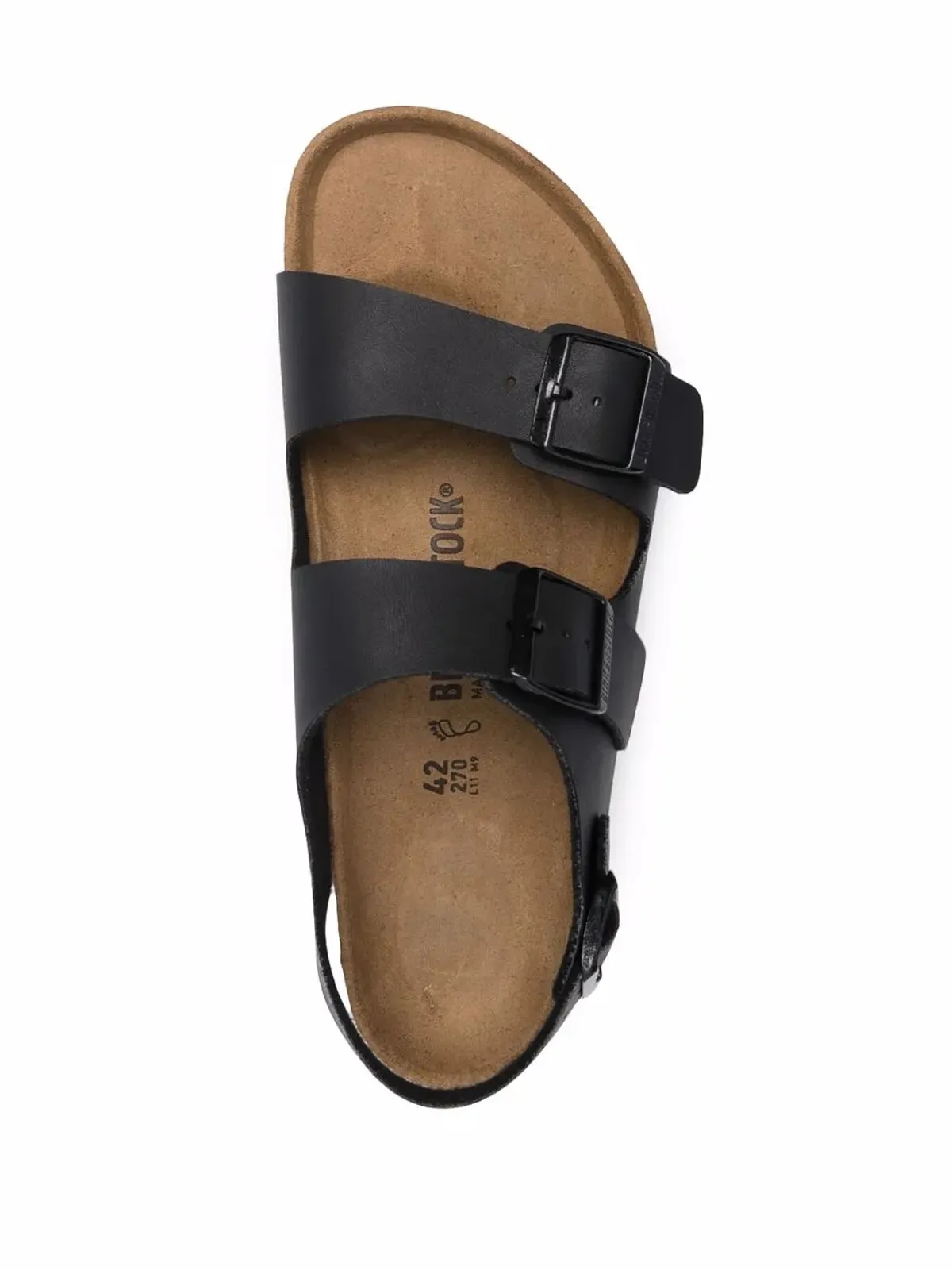 Birkenstock ミラノ ダブルストラップ サンダル - 画像4