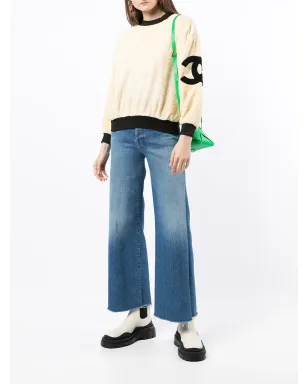 CHANEL ビンテージ 1990年代 インターロッキング CC タオル地ジャンパー ブラウン - サムネイル2