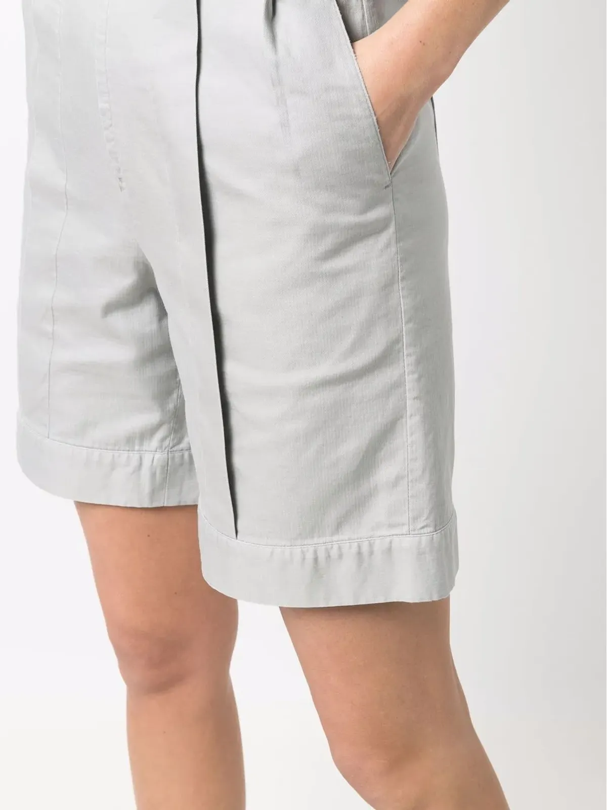Issey Miyake Pre-Owned 1970年代ハイウエストベルマーダーショーツ - 画像4