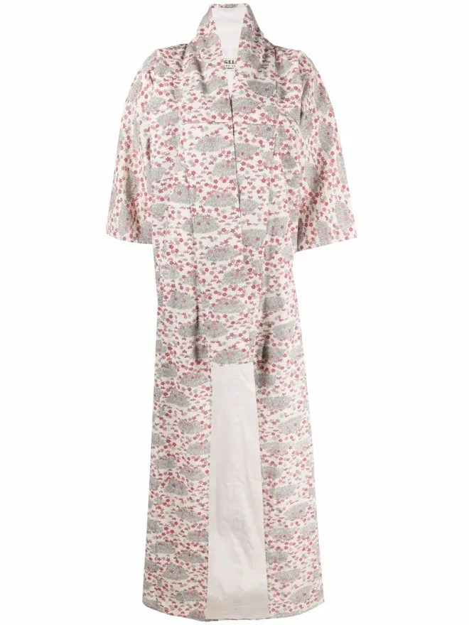 A.N.G.E.L.O. Vintage Cult A.N.G.E.L.O. Vintage Cult 1970s floral print kimono - Neutralsの商品画像