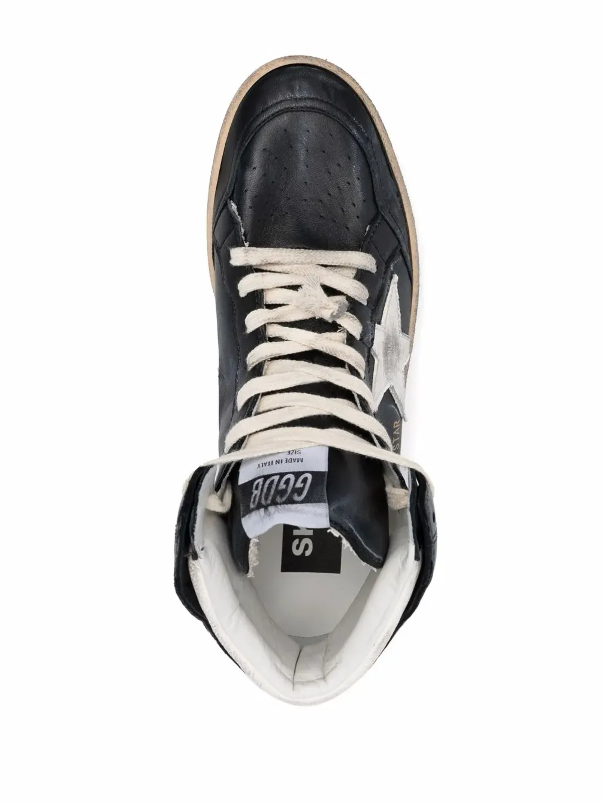 Golden Goose ロゴプリント ハイトップスニーカー - 画像4