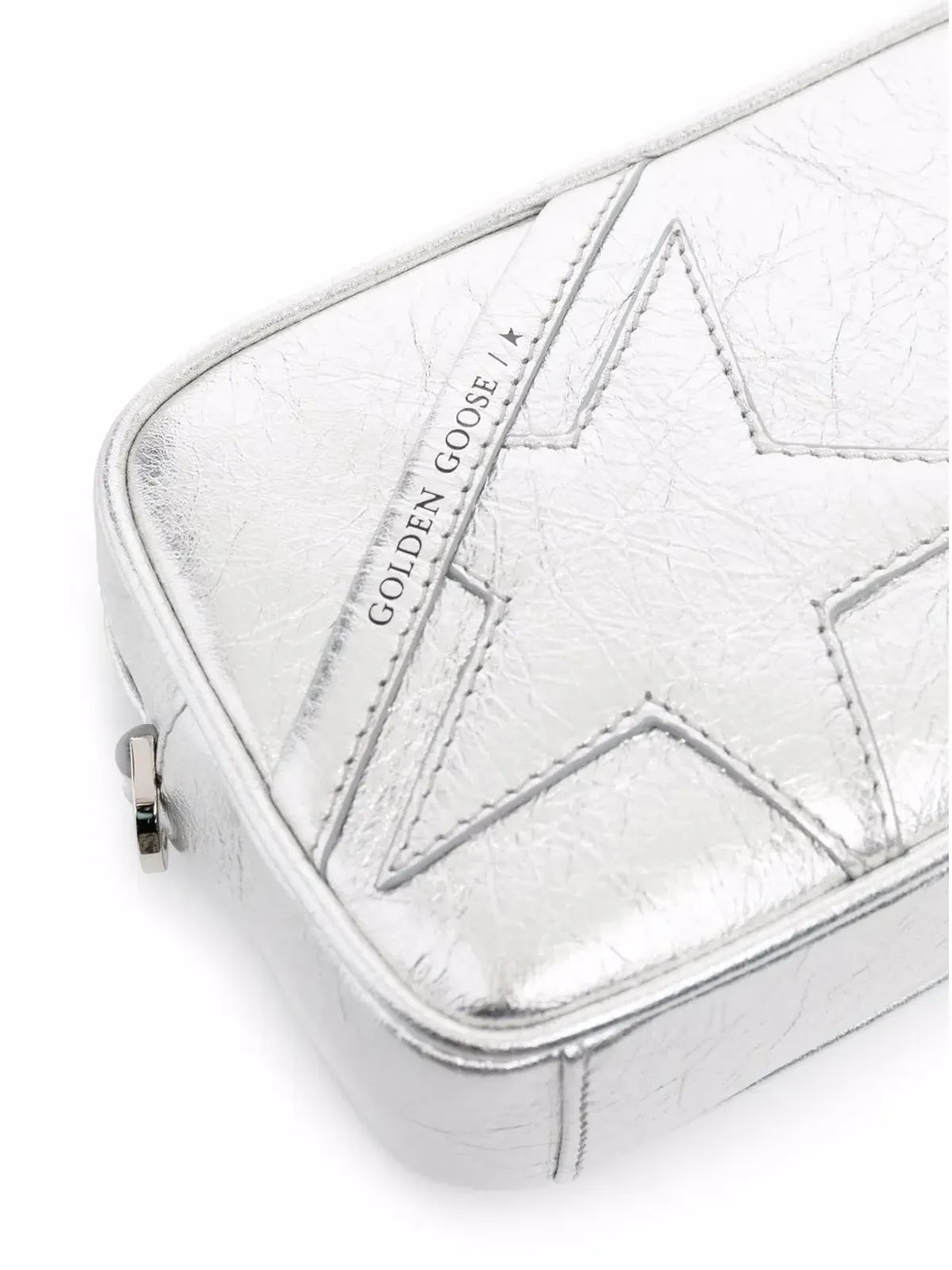 Golden Goose ミニ・スター メタリック クロスボディバッグ - シルバー - 画像5