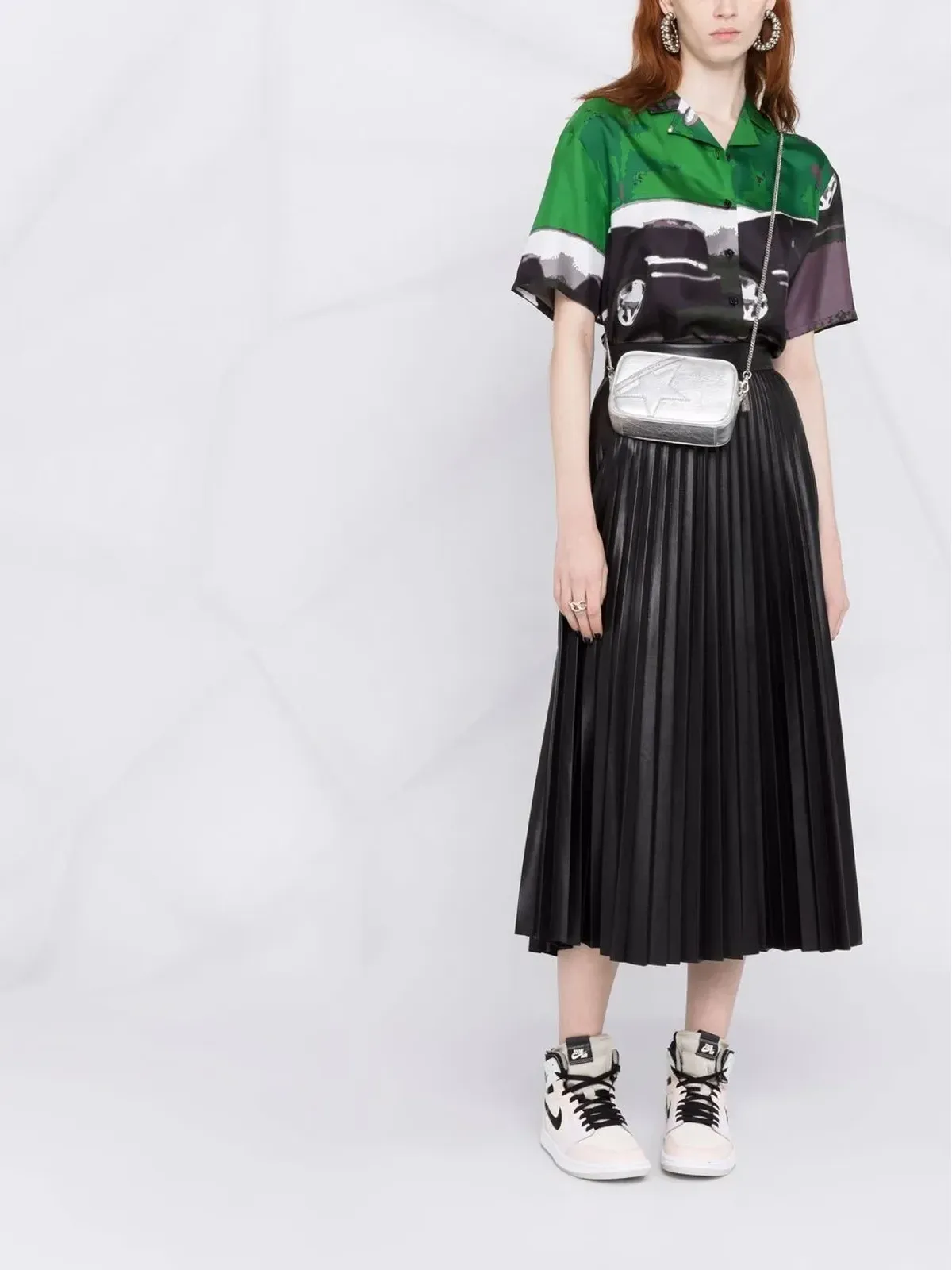 Golden Goose ミニ・スター メタリック クロスボディバッグ - シルバー - 画像2