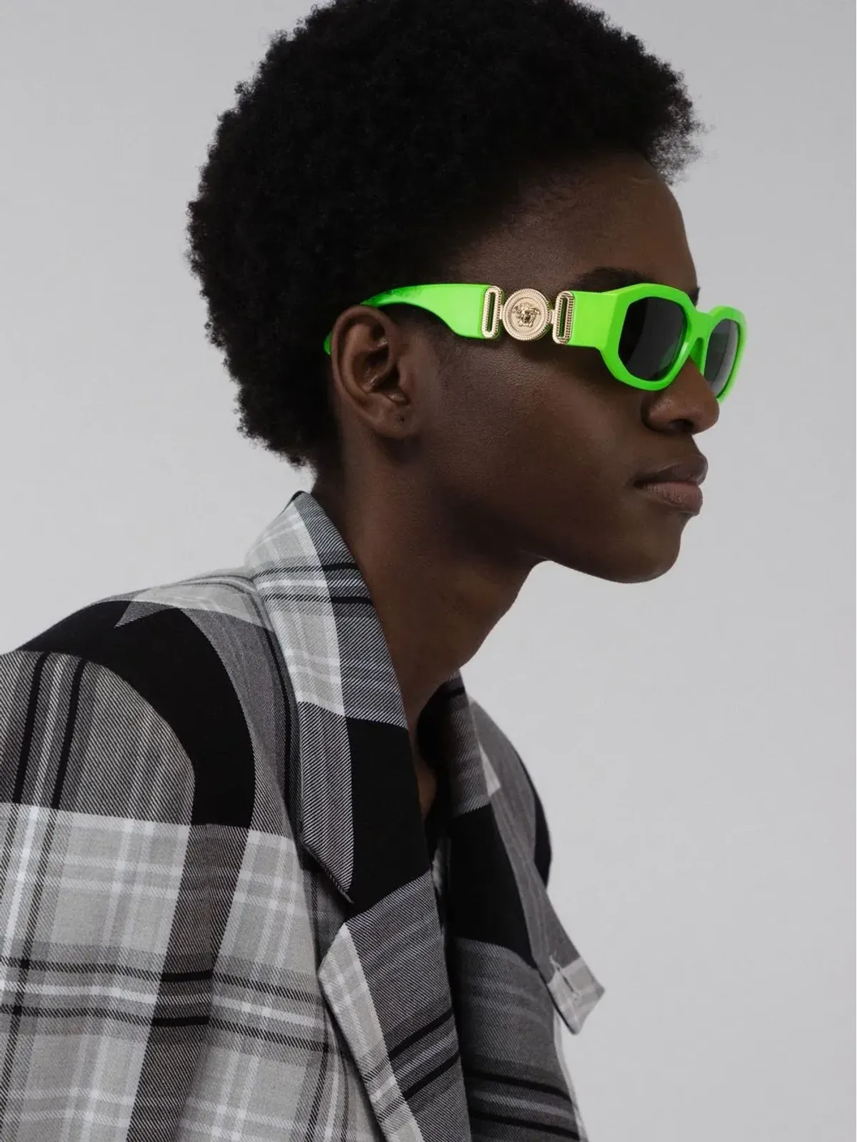 Versace Eyewear Medusa Biggie レクタングルフレーム サングラス - 画像3