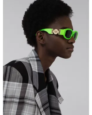 Versace Eyewear Medusa Biggie レクタングルフレーム サングラス - サムネイル3