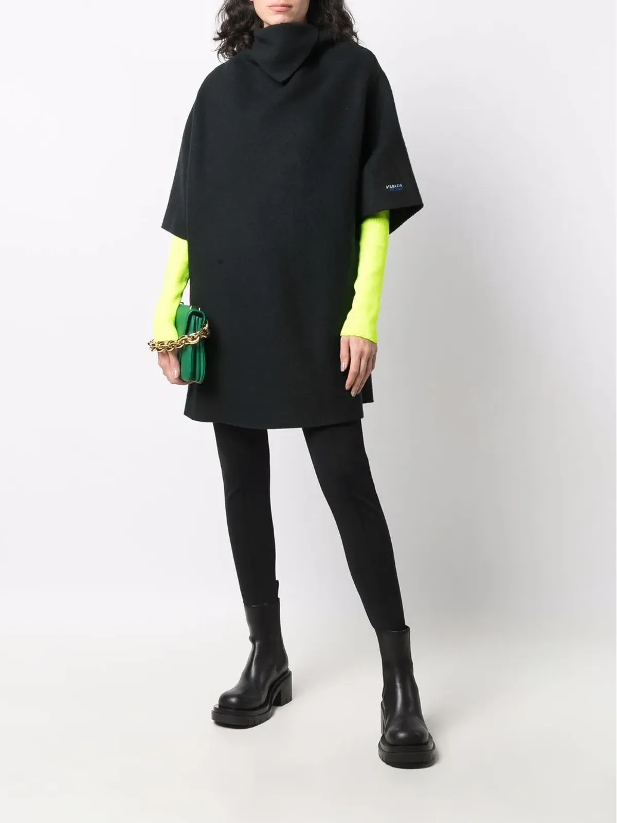 Raf Simons 刺繍ロゴ入りニットドレス - 画像2
