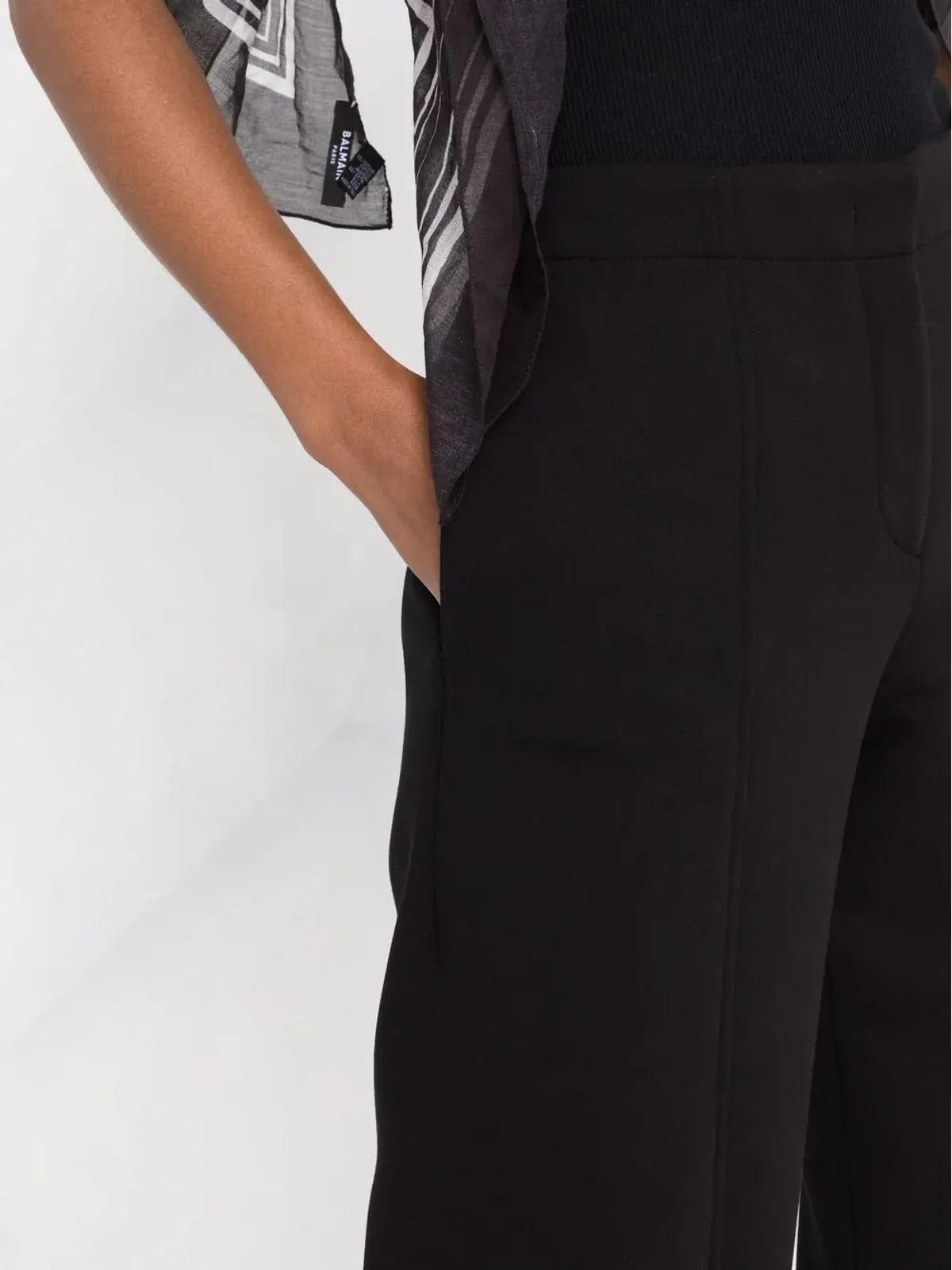 Ferragamo 高腰ウールブレンドパンツ - 画像3
